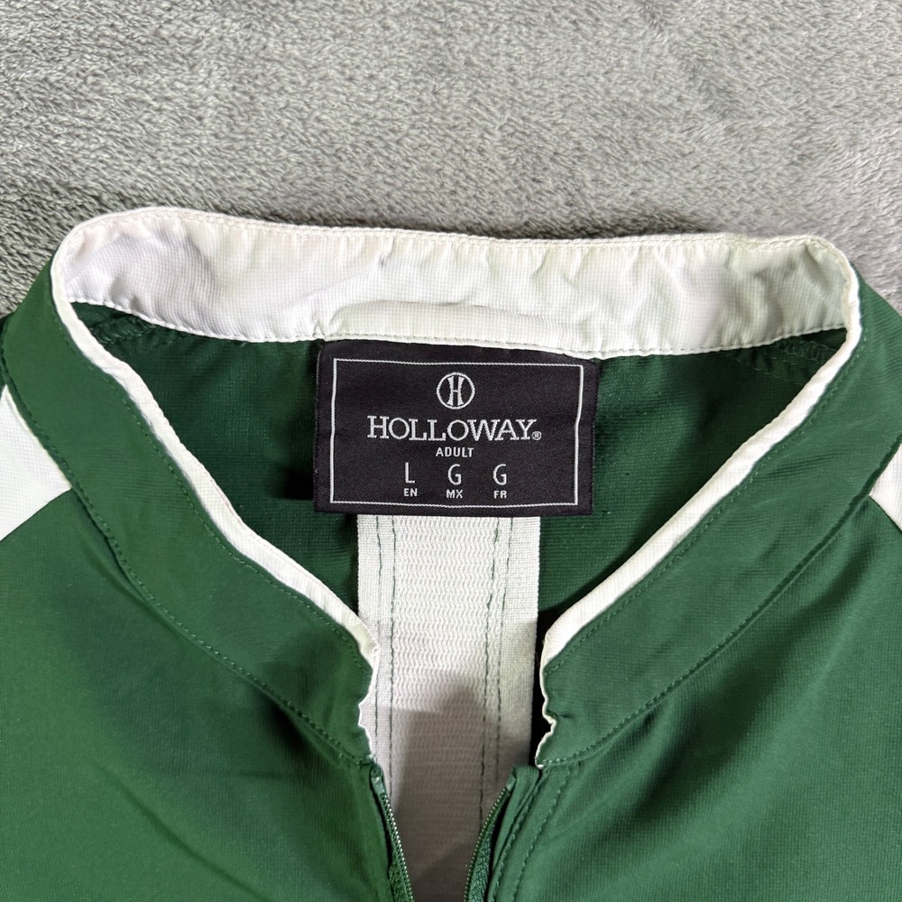 Holloway Oregon Park Sharks Allstar Baseball Pullover Short Sleeve Jacket Large - Picture 4 of 10